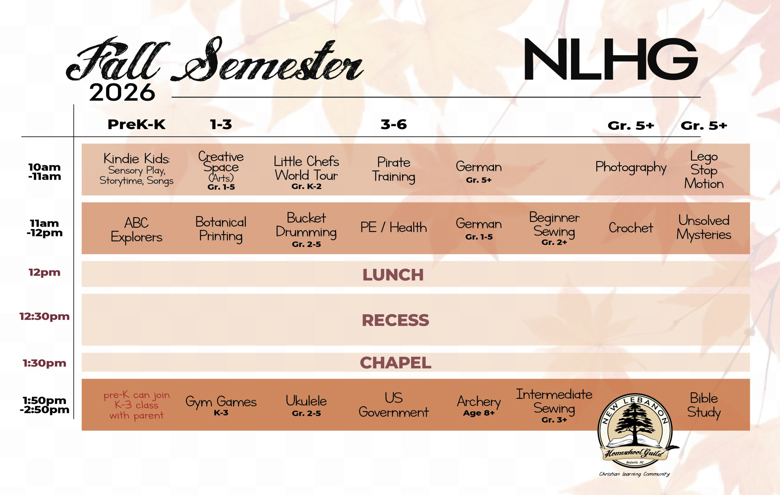 2026-Fall-Schedule